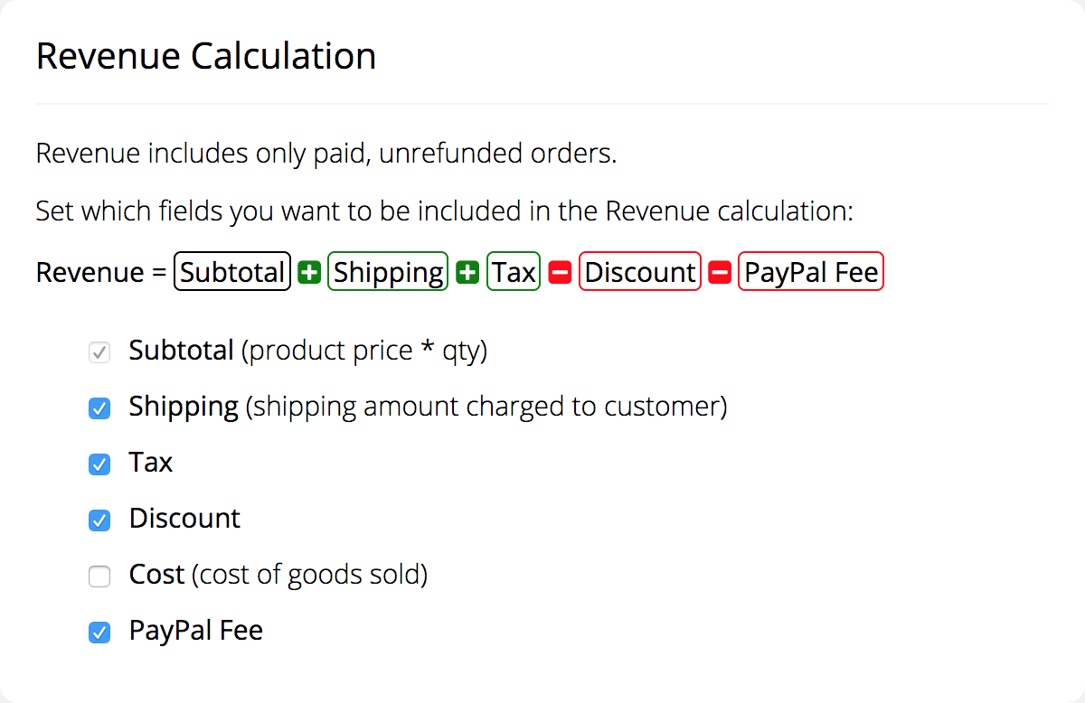 Revenue Calculation